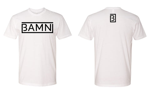 BAMN White Crew Neck T-Shirt